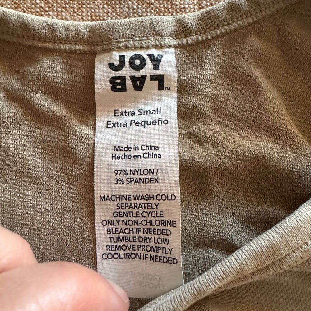 JoyLab Racerback Ruched Tank Top - Picture 6 of 8